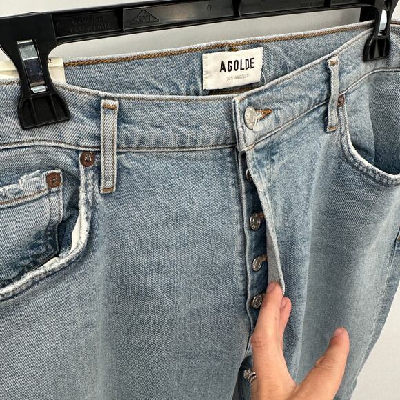 AGOLDE NWT Nico High Rise Slim Fit Denim Jean in Cliffside // 32 - Picture 9 of 14